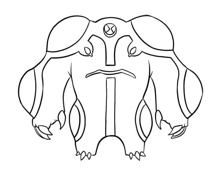 Kostenloser Ben 10 zum Ausdrucken ausmalbilder