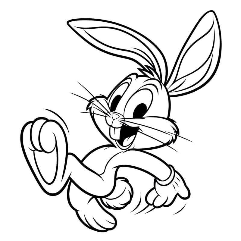Kostenloser Bugs Bunny für Kinder ausmalbilder