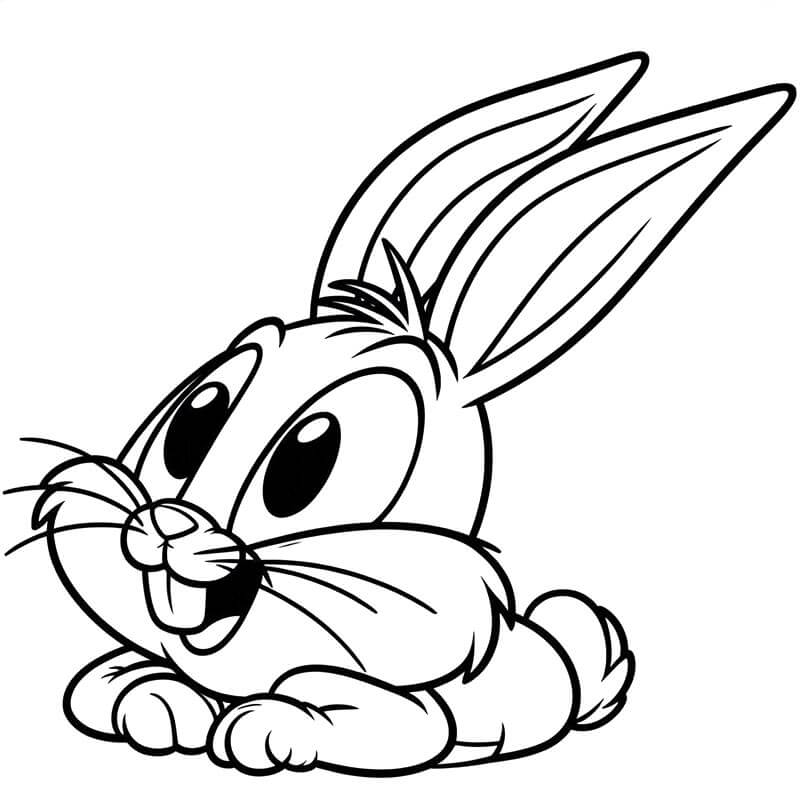 Kostenloser Bugs Bunny zum Ausdrucken ausmalbilder