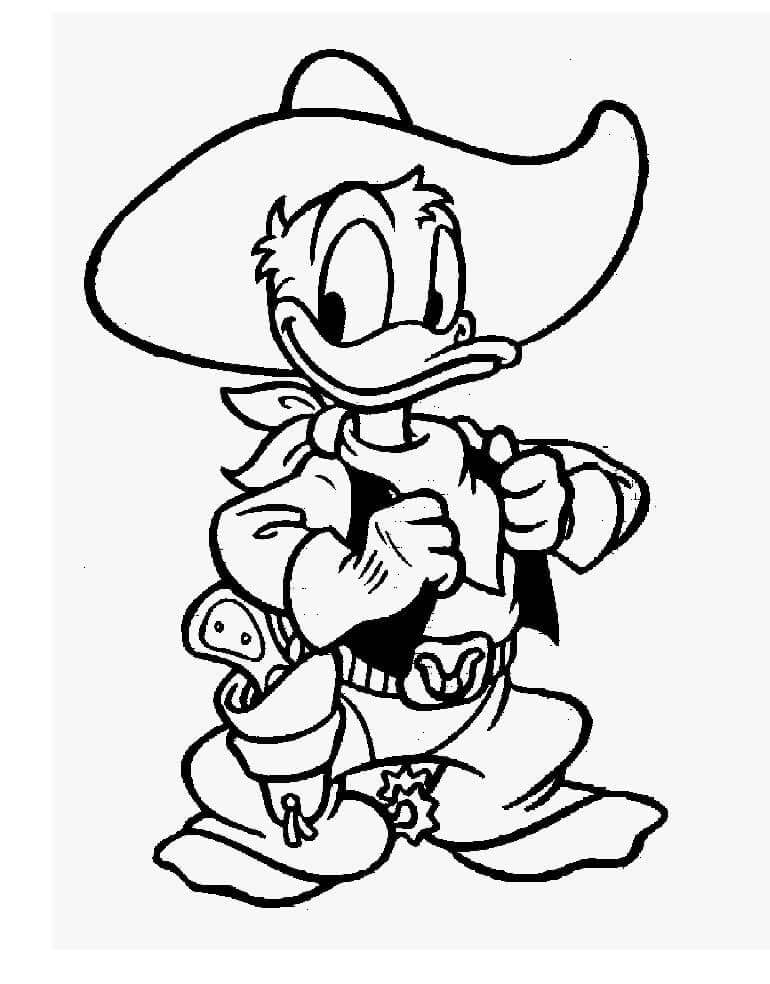 Kostenloser Donald Duck ausmalbilder