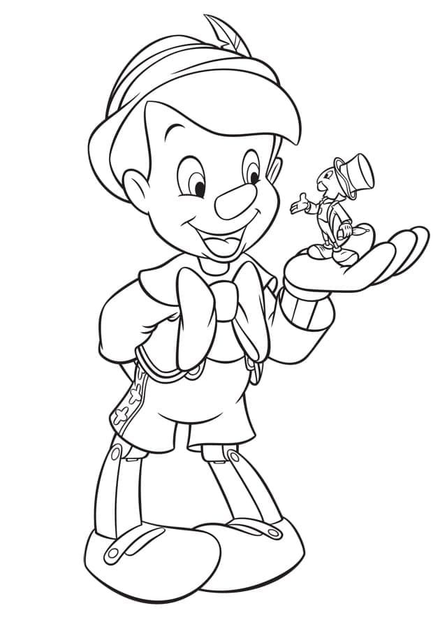 Kostenloser Pinocchio ausmalbilder