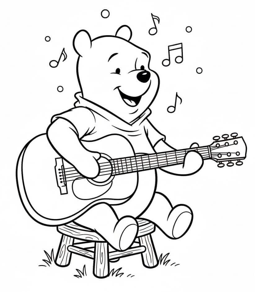Kostenloser Winnie Puuh ausmalbilder