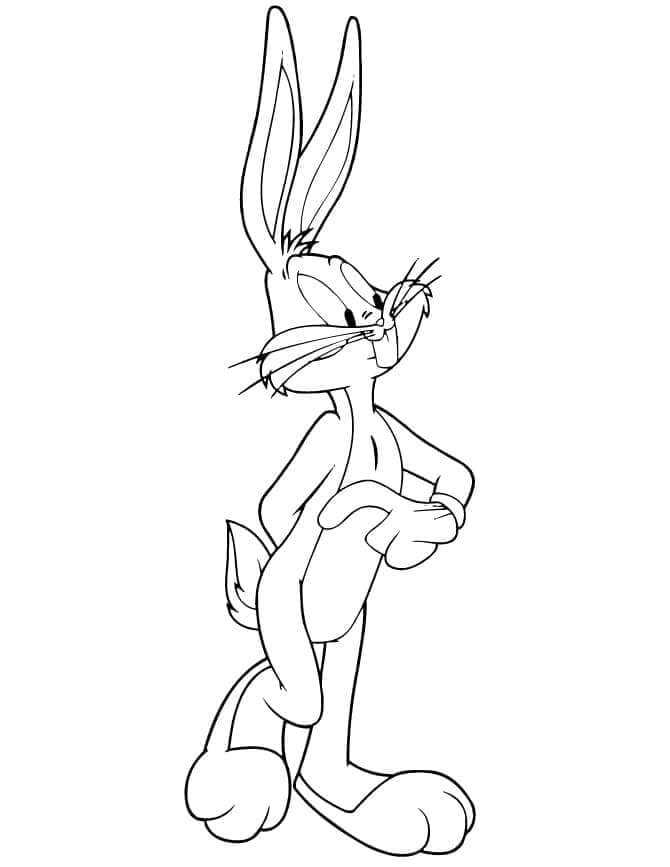 Kostenloses Bugs Bunny Bild ausmalbilder