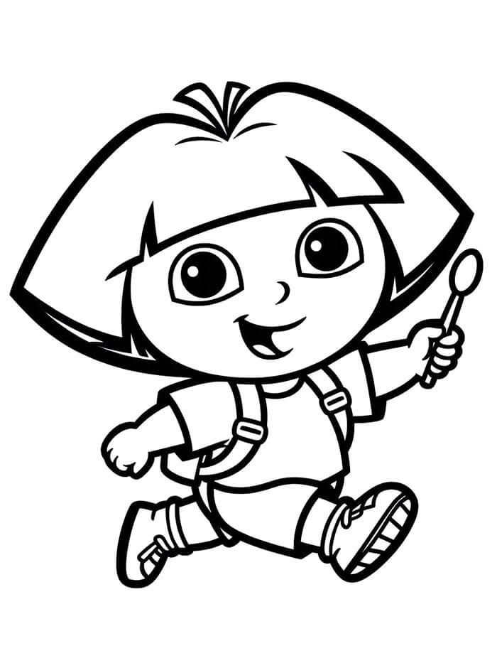 Kostenloses Dora Bild ausmalbilder