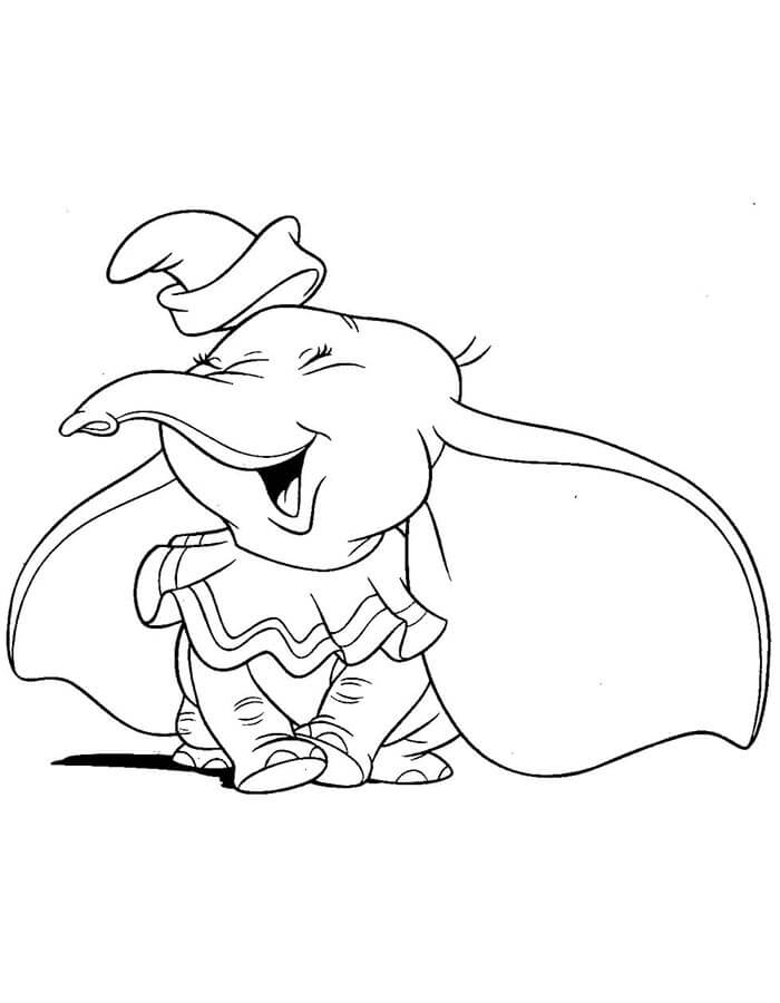 Kostenloses Dumbo Bild ausmalbilder