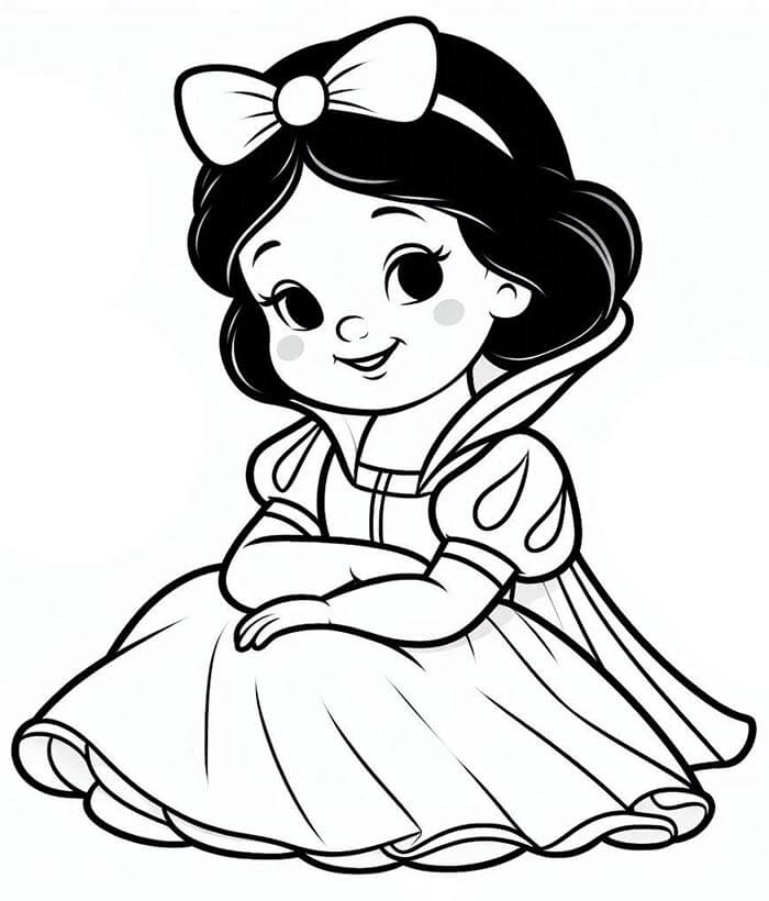 Kostenloses Schneewittchen Bild ausmalbilder