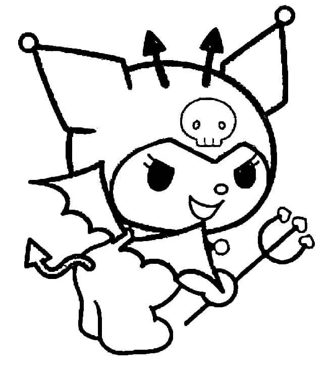 Kuromi Bild ausmalbilder