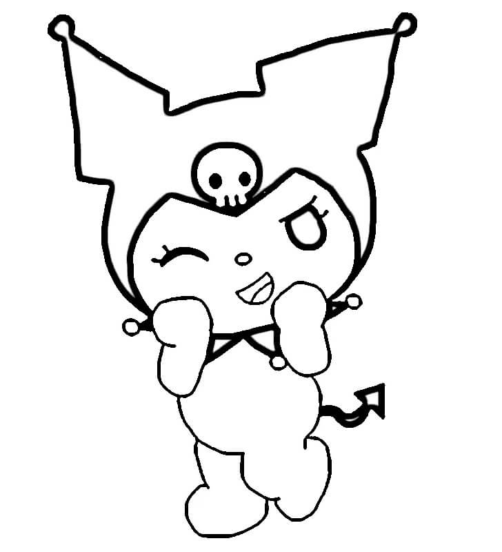 Kuromi für 3-jährige Kinder ausmalbilder