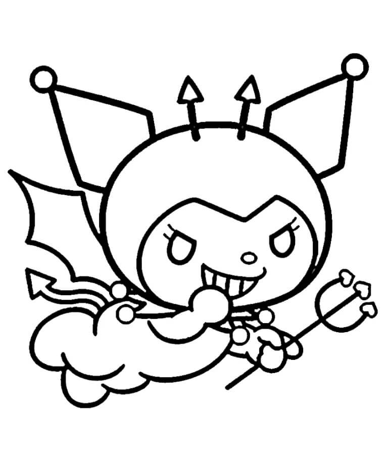 Kuromi für 4-jährige Kinder ausmalbilder