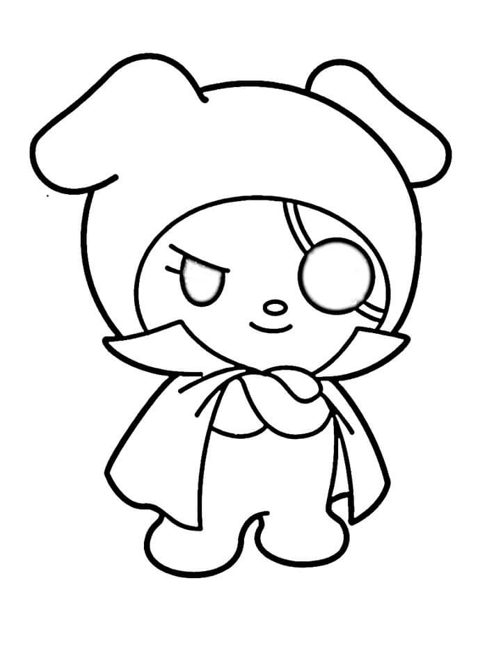 Kuromi für 5-jährige Kinder ausmalbilder