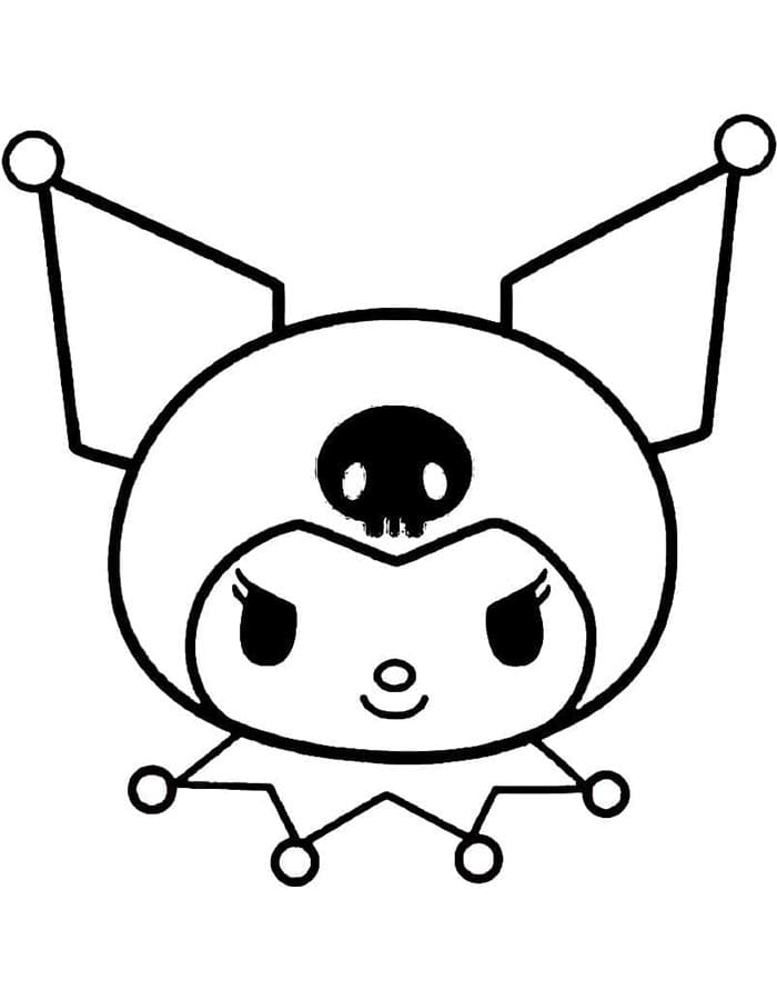 Kuromi gratis ausmalbilder