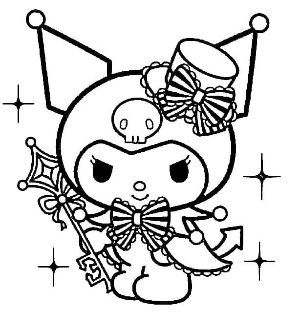 Kuromi von Sanrio ausmalbilder