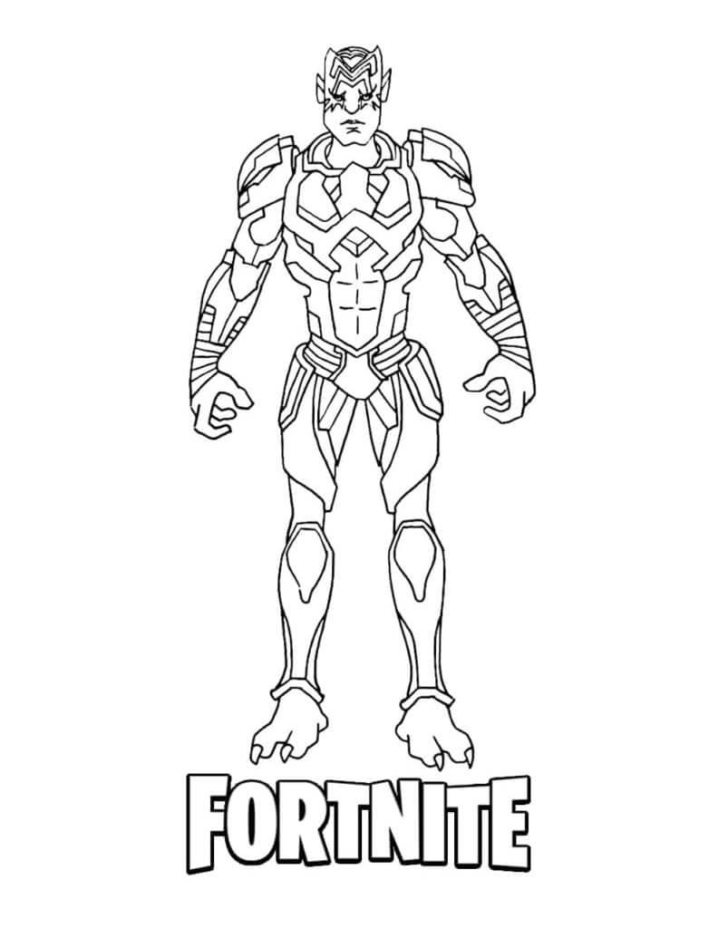Kymera aus Fortnite ausmalbilder
