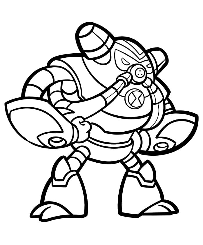 Leicht zu zeichnender Ben 10 ausmalbilder