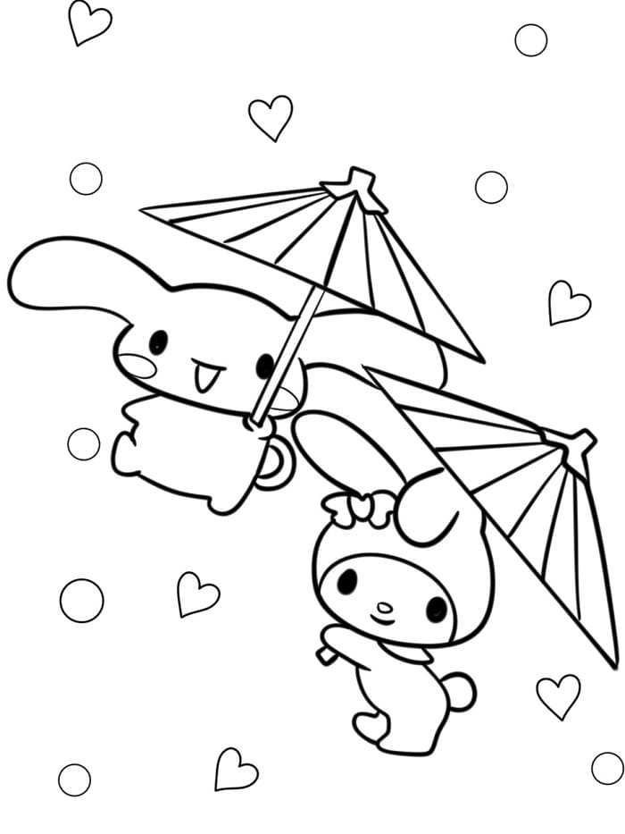 Liebenswerte My Melody ausmalbilder