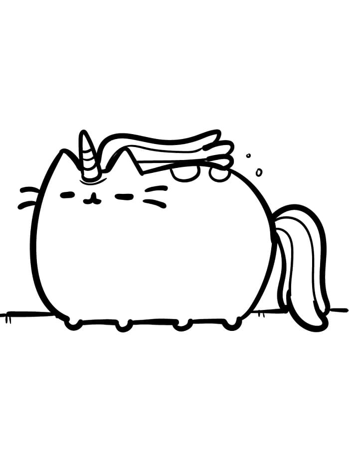 Liebenswerte Pusheen ausmalbilder