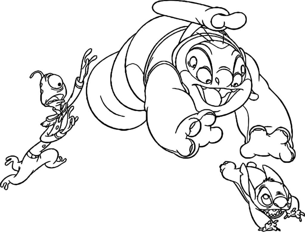 Lilo und Stitch (11) ausmalbilder