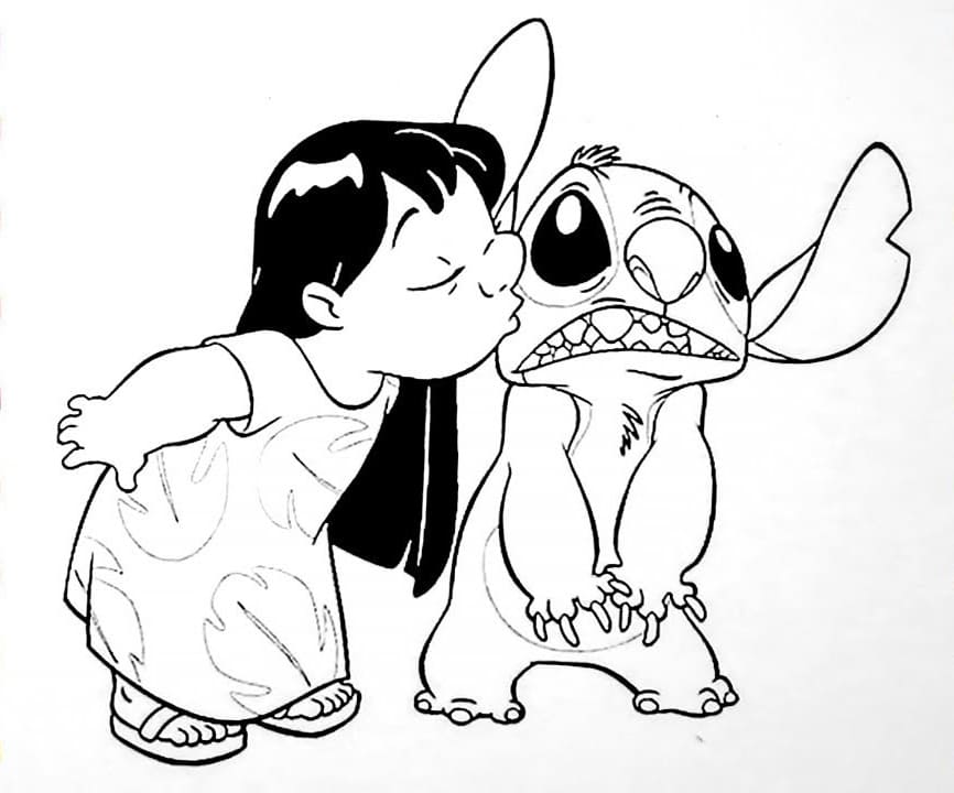 Lilo und Stitch (17) ausmalbilder