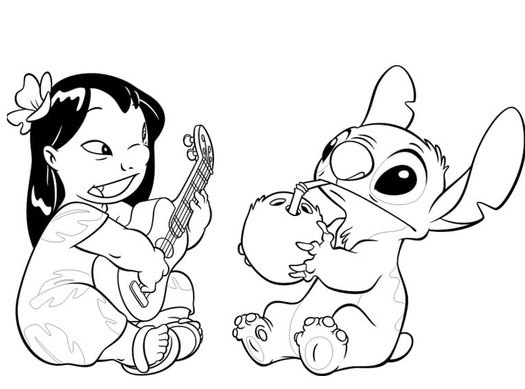 Lilo und Stitch (3) ausmalbilder