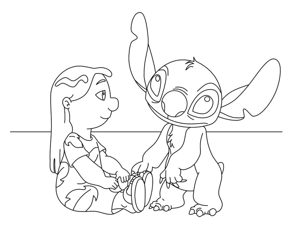 Lilo und Stitch (5) ausmalbilder