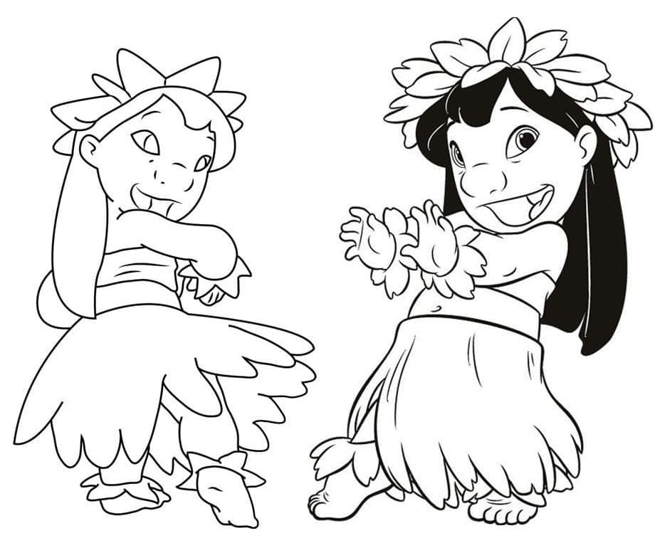Lilo und Stitch (8) ausmalbilder