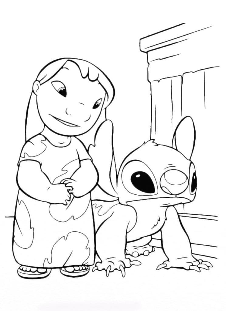 Lilo und Stitch (9) ausmalbilder
