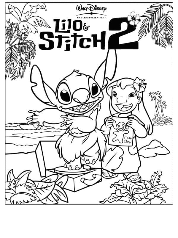 Lilo und Stitch Bild ausmalbilder