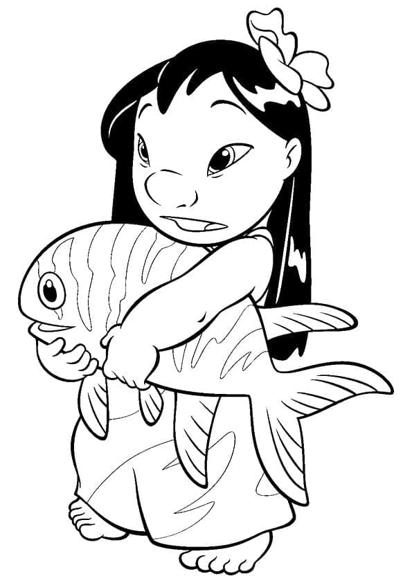 Lilo und Stitch kostenloses Bild ausmalbilder
