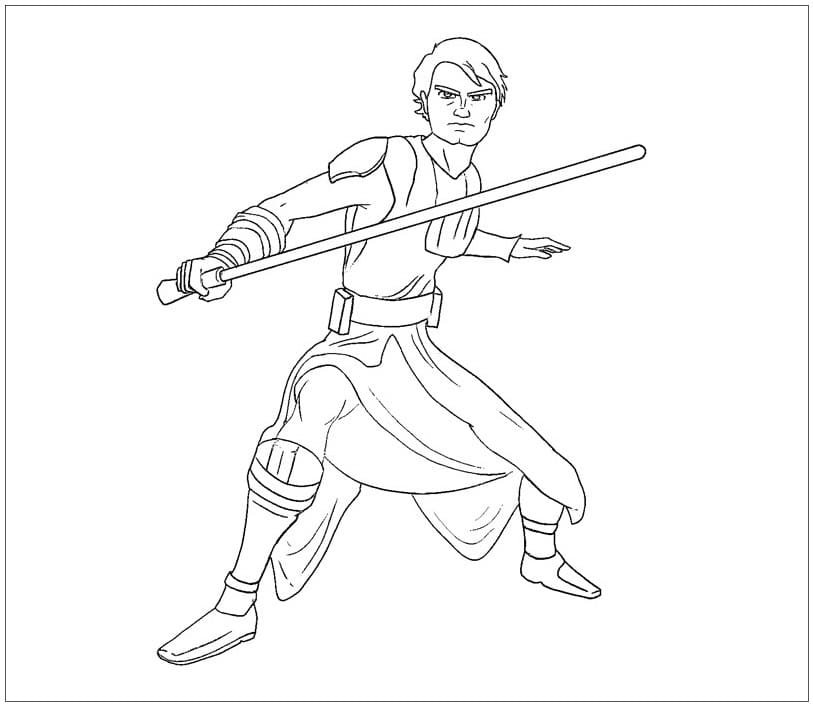 Luke Skywalker Star Wars ausmalbilder