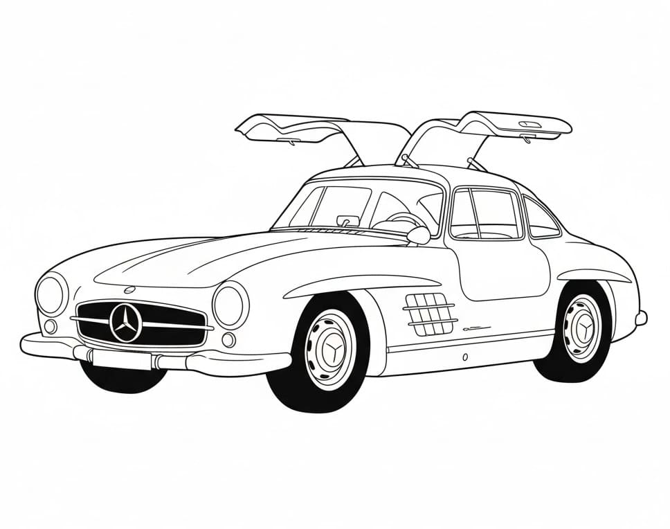 Mercedes Malvorlage ausmalbilder