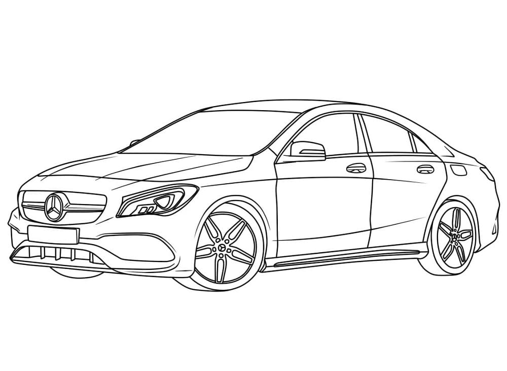 Mercedes gratis ausmalbilder