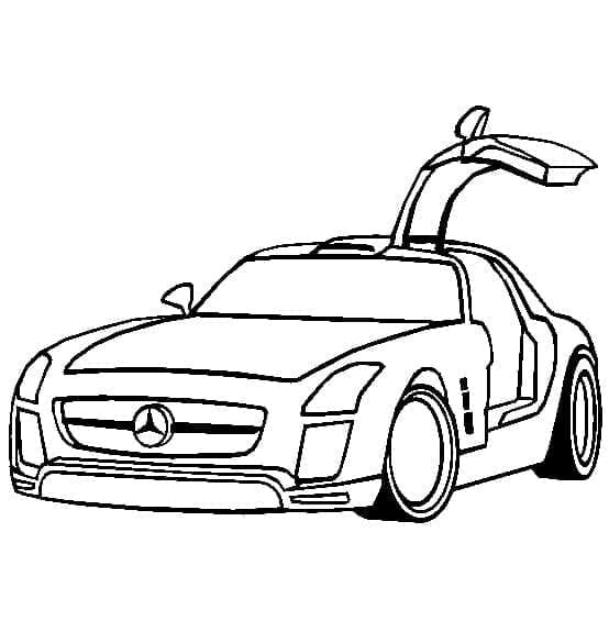 Mercedes kostenlos für Kinder ausmalbilder