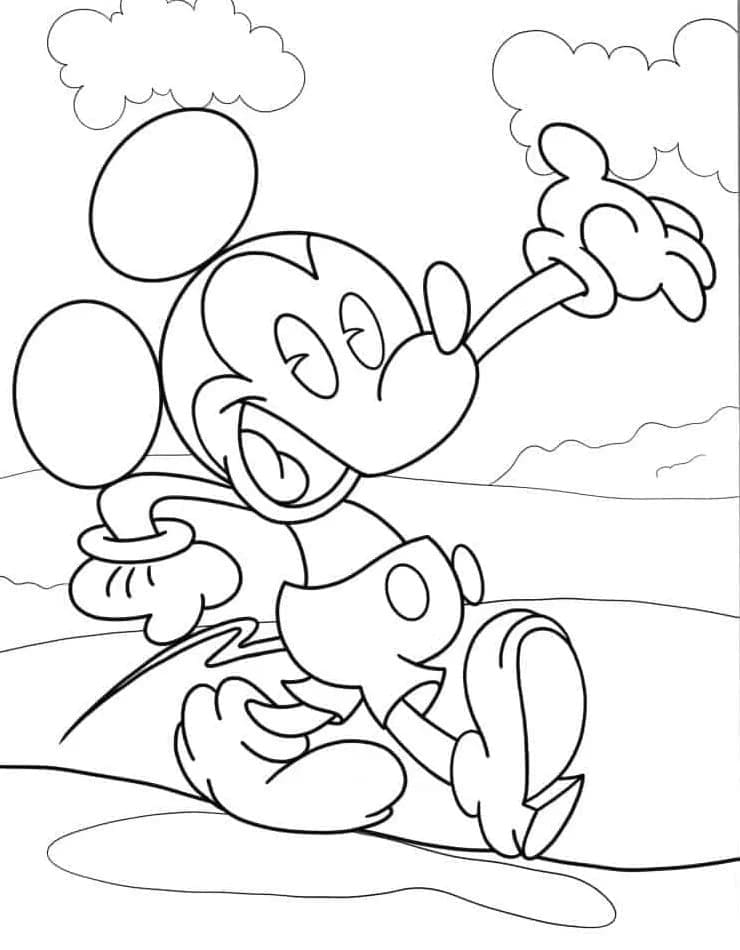 Mickey Mouse für 5-jährige Kinder ausmalbilder