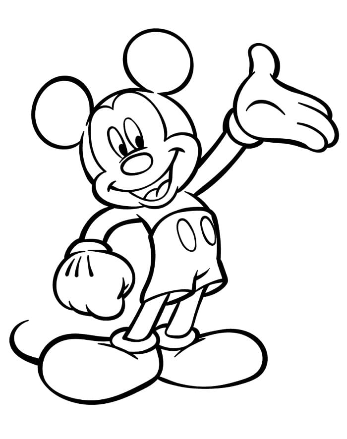 Mickey Mouse zum Ausdrucken ausmalbilder