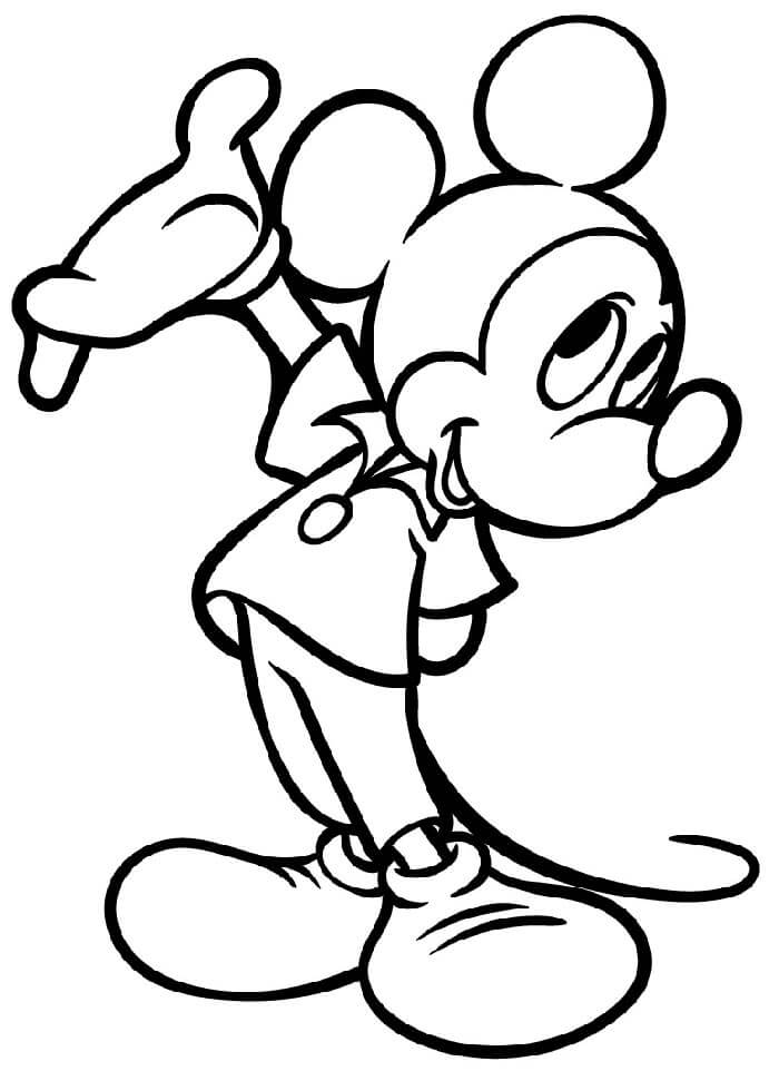 Micky Maus (2) ausmalbilder