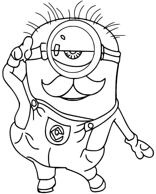 Minion 1 ausmalbilder