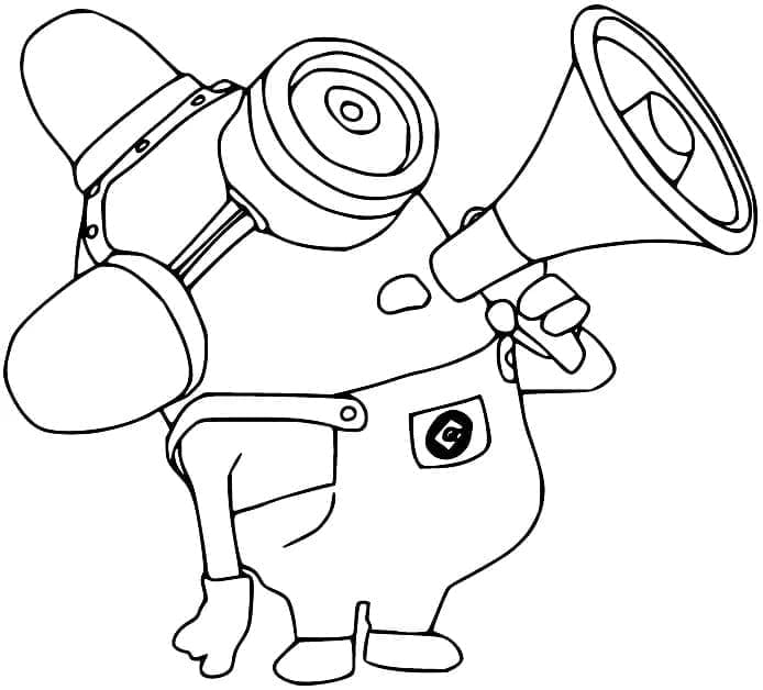 Minion druckbares Bild ausmalbilder