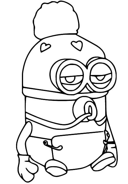 Minion für 4-jährige Kinder ausmalbilder