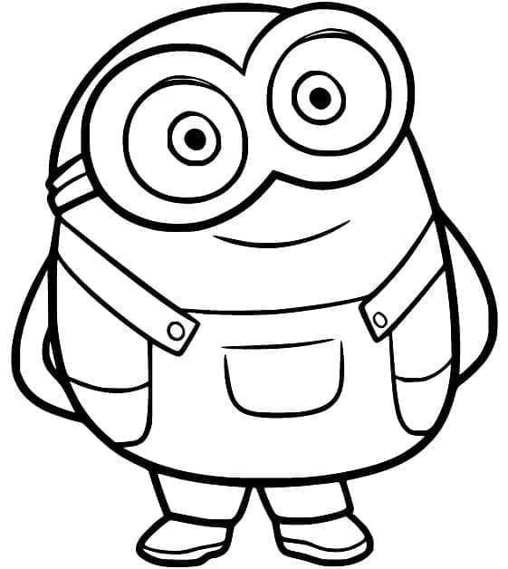 Minion kostenloses Bild ausmalbilder