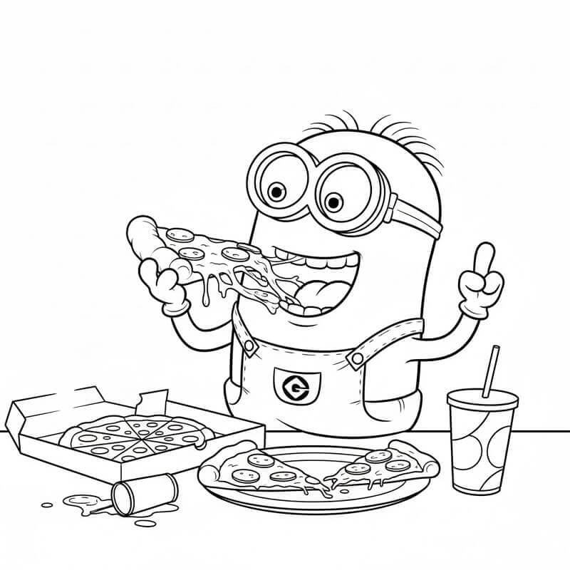 Minion zum Ausdrucken ausmalbilder