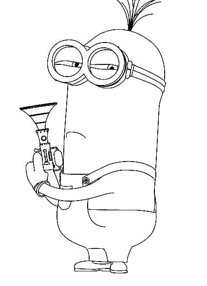 Minion zum Drucken ausmalbilder