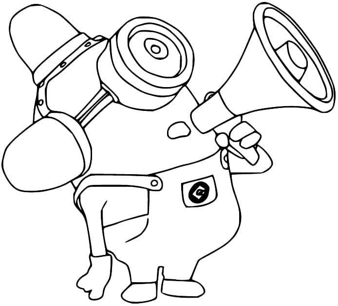 Minion ausmalbilder