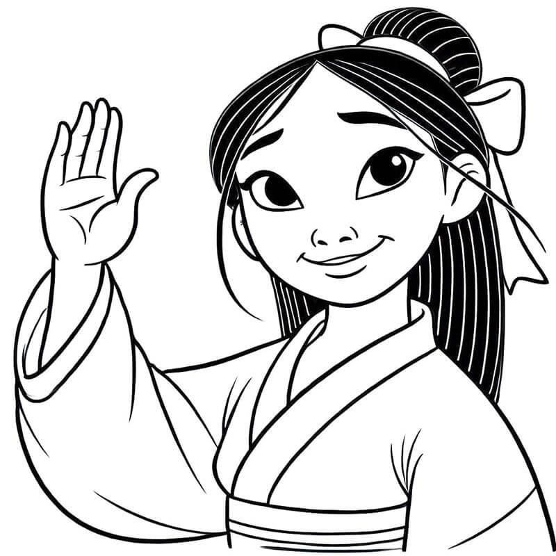 Mulan (1) ausmalbilder