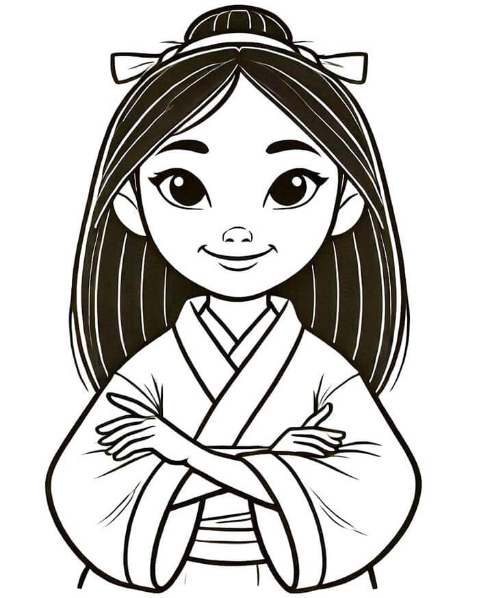 Mulan (3) ausmalbilder