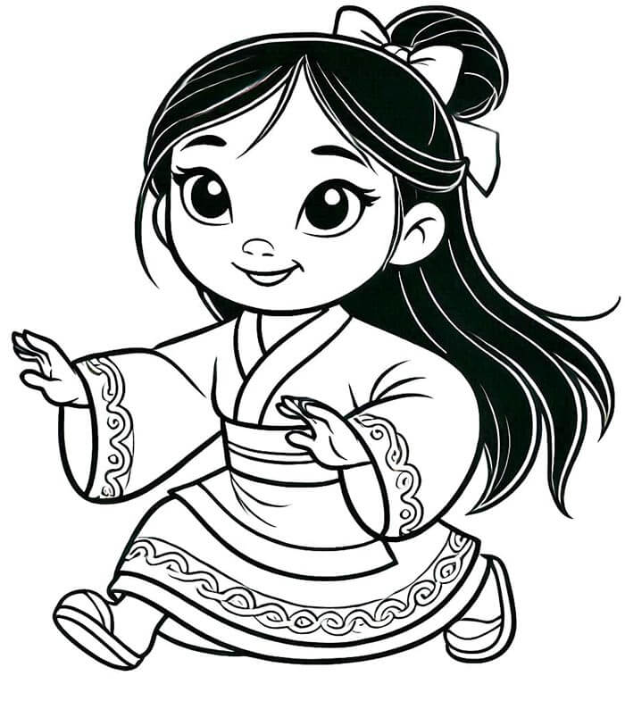 Mulan (4) ausmalbilder