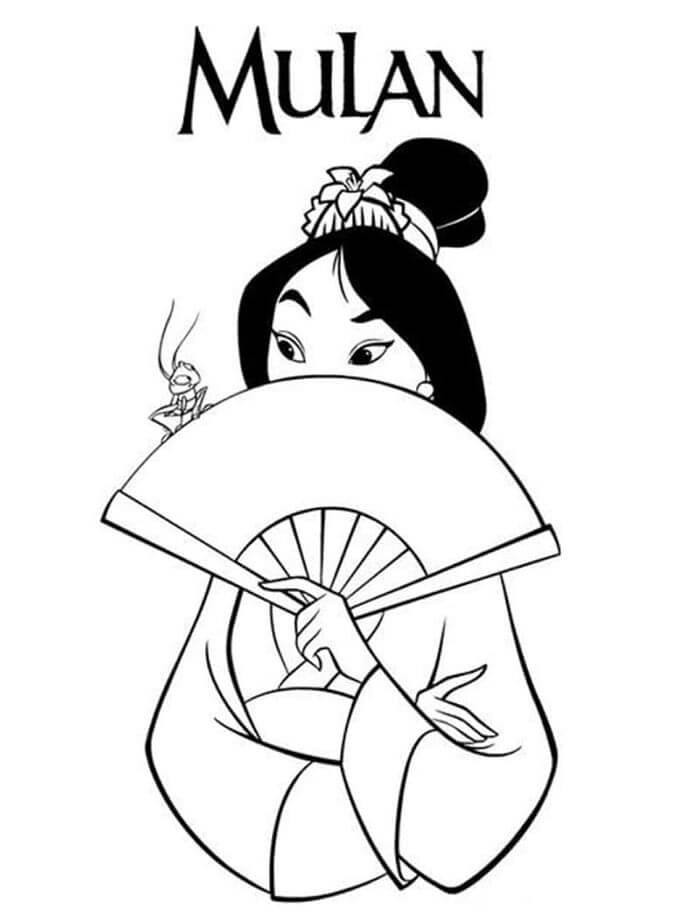 Mulan (5) ausmalbilder