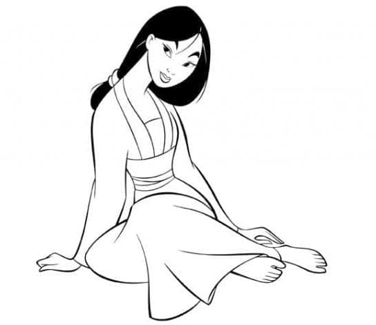 Mulan Malvorlage ausmalbilder
