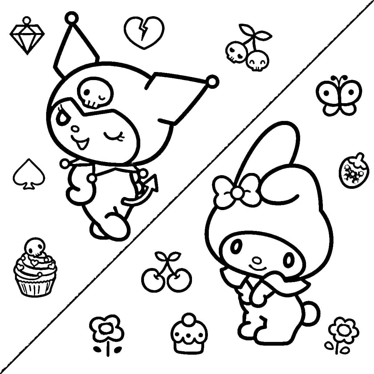 My Melody (5) ausmalbilder