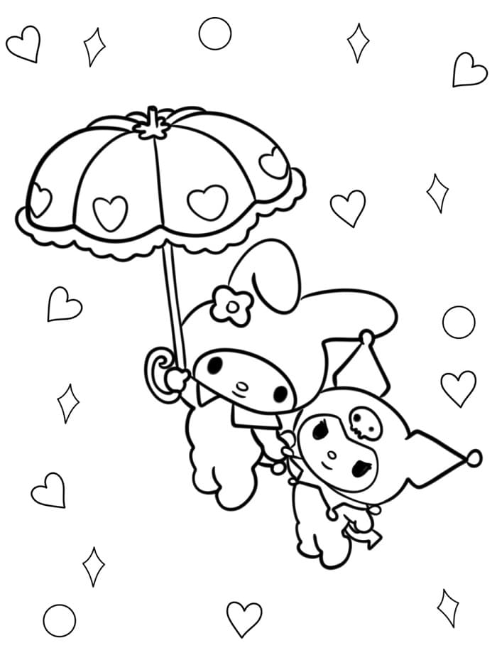 Niedliche My Melody ausmalbilder
