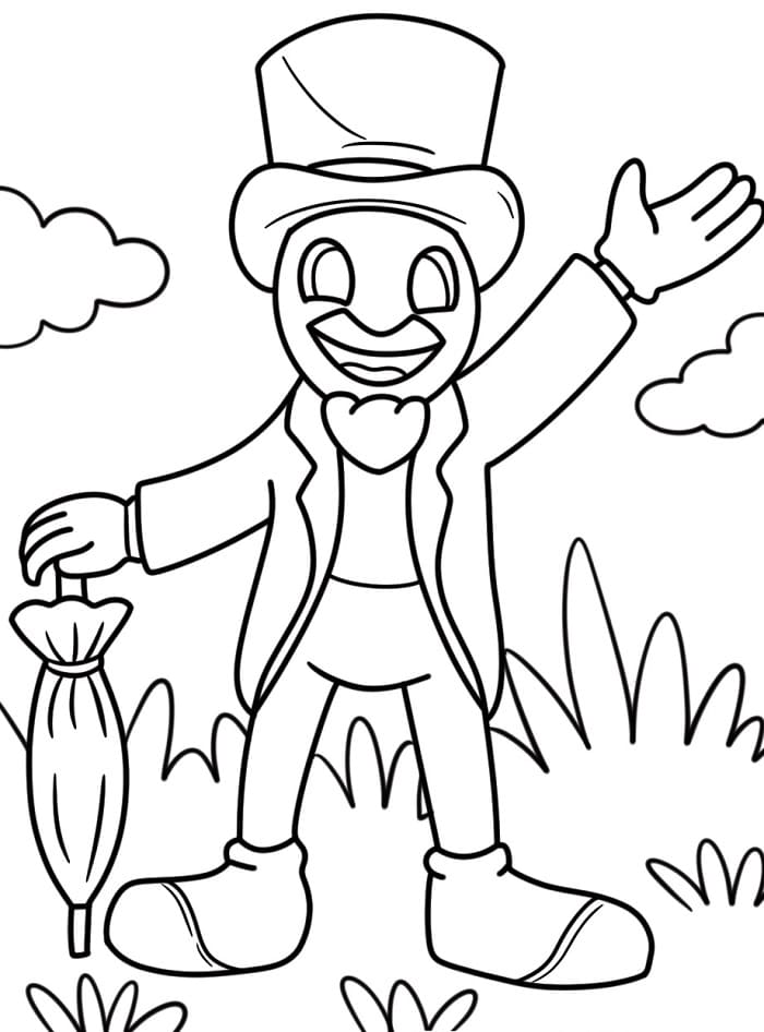 Niedlicher Pinocchio ausmalbilder